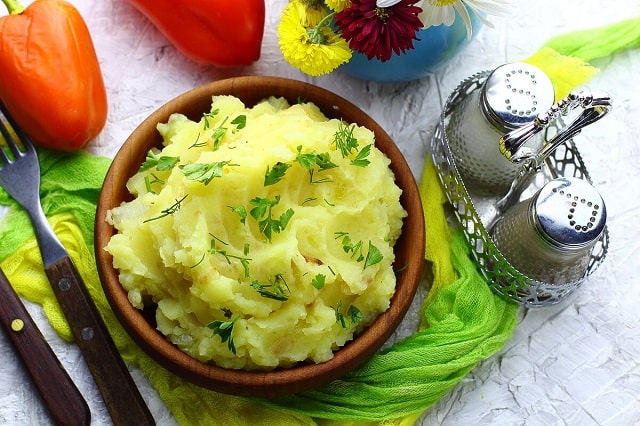 Низкокалорийное картофельное пюре без молока и сливочного масла